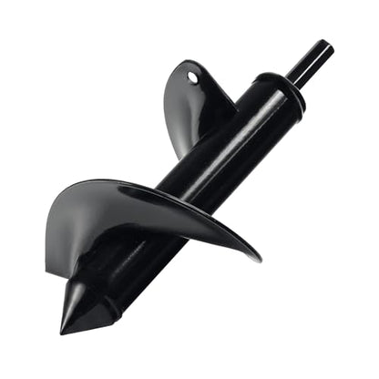 Auger Drill Bit for Planting 3 x 7 Inch, Garden Auger Spiral Drill Bit Bulb Planter Tool Drill Auger for Planting Bulb, Bedding Plant, Post or Umbrella Hole Digger for 3/8" Hex Drive Drill - size: 3" x 7"-Black