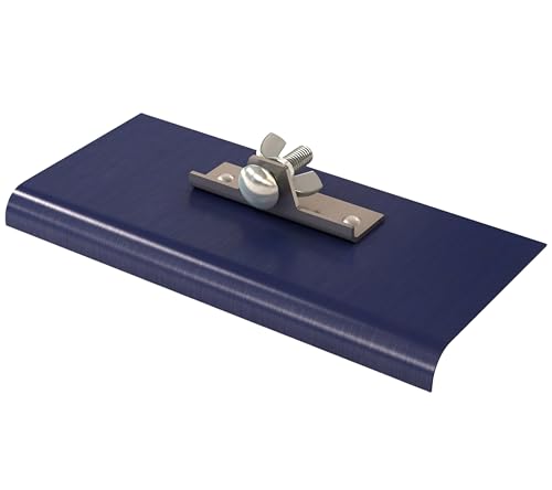 Bon 22-740 Blue Steel Walking Edger 9" x 4" 1/2" Radius 5/8" Depth Two Way Concrete Edging Tool - style: 1/2" x 5/8" Depth