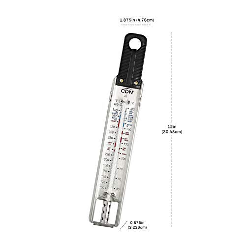CDN TCG400 - Candy & Deep Fry Ruler Thermometer - style: Ruler Candy & Deep Fry Thermometer