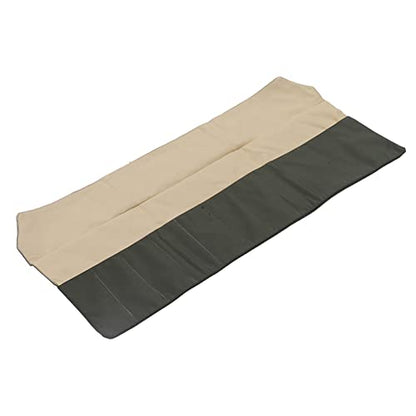 Pwshymi Bonsai Tool Roll, Multifunctional Tool Pocket Bag Garden Tool Roll Bag, Bonsai Tools Bag Waterproof Canvas Compact Bonsai Tool Storage Bag