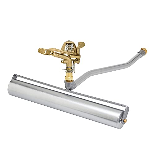 Underhill RollerPro 22-Inch Portable Sprinkler System Base with 1-Inch Part Circle Brass Impact Sprinkler, 1-Inch FHT x 1-Inch FPT, A-RP221-SI100P - size: 1", style: Part Circle