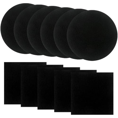 Activated Carbon Compost Replacements 12 Pack Round Square
