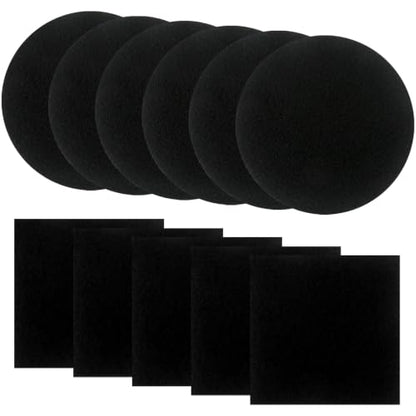 Activated Carbon Compost Replacements 12 Pack Round Square