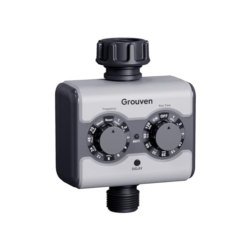 Garden Sprinkler Timer Brass Inlet Ball Valve Zero Pressure Water Timer - style: Analog 1 Outlet