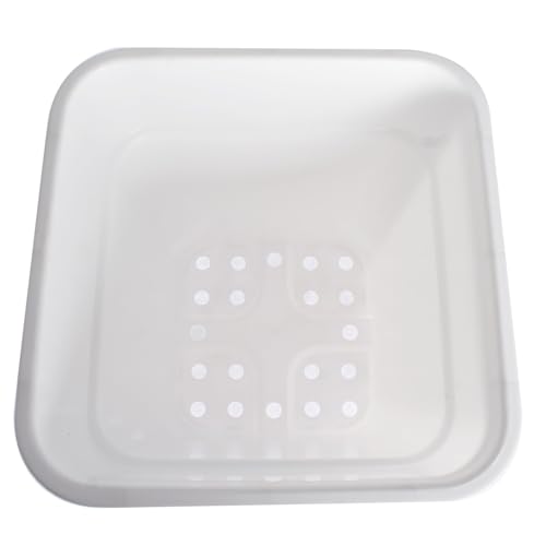 10 Pack 3 Gallon White Square Planter Nursery Pot for Indoor Outdoor Vegetables Succulents