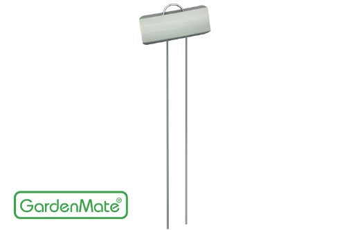 GardenMate 100-Pack Weatherproof Large Zinc Metal Plant Labels, Height 11.5", Label Area 3 1/2 x 1 1/4" - size: 100-Pack, style: 11.5'' Large Zinc