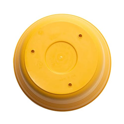 Bloem Saturn Planter w/Saucer (SP0723), Earthy Yellow, 7", 7" - color: Earthy Yellow, size: 7"