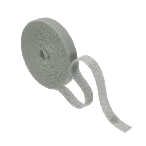 HARFINGTON Garden Plant Tape 16.4ft 1/2" Reusable Ties Strap Gray - color: Gray, size: 16.4ft x 1/2"