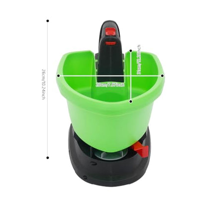 Handheld Electric Spreader, Seed Fertilizer Spreader for Garden Lawn