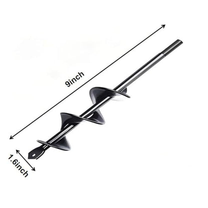 Garden Auger Drill Bit 1.6x9 Inch, 3/8" Hex Drive Bulb Planter for Planting