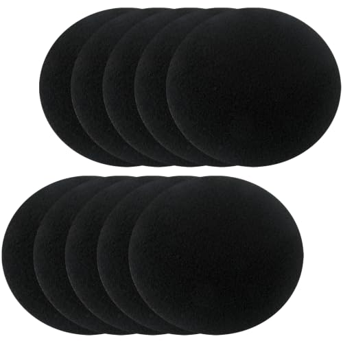 Charcoal Filters for Kitchen Compost Bin, 10 Pack Compost Filters for Countertop Bin Pail Replacement, Activated Charcoal Home Bucket Refill Sets, Round 6.7 Inch
