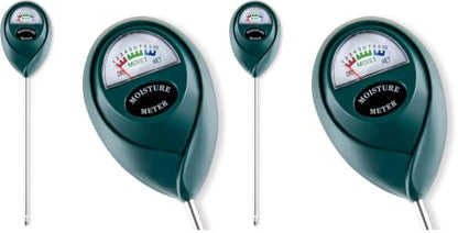 Soil Moisture Meter for House Plants, Plant Water Meter,Plant Moisture Meter for House Plants and Outdoor Plants, No Batteries Required (Green) (Pack of 2) - size: 7 Inch (Pack of 2)