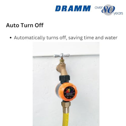 Dramm ColorStorm Premium Water Hose Timer, Mechanical, Turns Water Off Automatically, Up to 120 Minutes of Run Time, Compact for Lawn, Drip, Soaker Hose and Garden, Green - color: Green