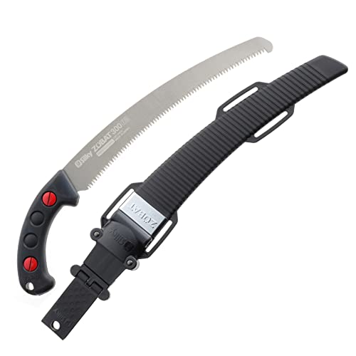 Silky ZUBAT Professional Curved Hand Saw 300mm Large Teeth (270-30) - color: Black, Silver, size: 300mm