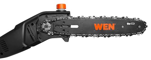 WEN Electric Pole Saw, Corded, 8-Amp, 10-Inch with 14-Foot Reach (CP0810) - style: Corded 10 in. Pole Saw