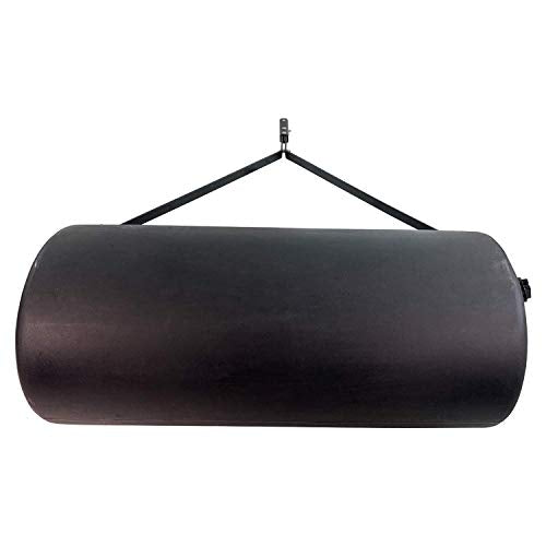 Brinly 42 Gallon 390 lb. Tow-Behind Poly Lawn Roller, 18 by 36" - color: Matte Black