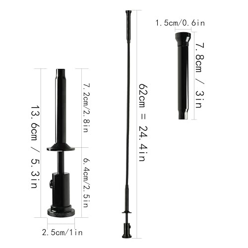 24.4 in Claw Grabber Tool,Bendable Hose Reacher Pickup with LED Light,4 Claw Picking Tool for Garbage Litter Pick Home Sink Drain and Metal Small Items. (Black) - color: Black