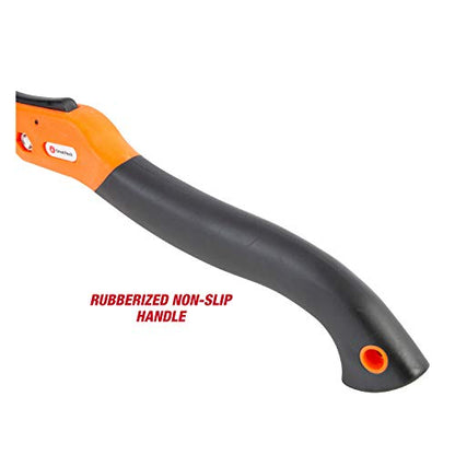 GreatNeck PRS10 10" Folding Pruning Saw | Cut Branches up to 6 Inches in Diameter | Compact Saw – 10 Inch Blade, 12 Inch Total Length | Camping & Gardening Saw | Carbon Steel Saw Blade