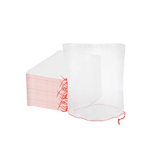 Fruit Protection Bags for Fruit Trees, 50pcs 6x10 Inch Nylon Mesh Garden Netting Bags Against Bugs Birds Squirrels, Cover Plants Flowers - size: 6"x10"/Pack of 50