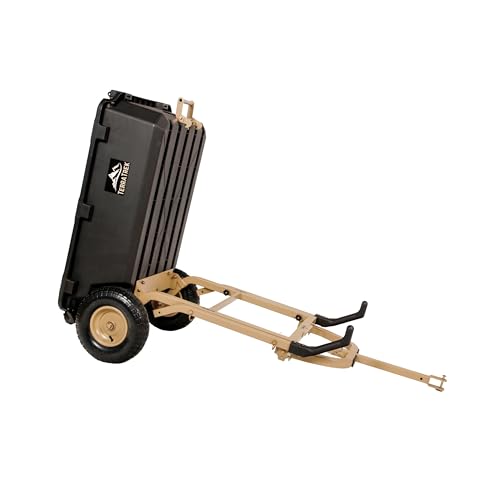 Heavy-Duty Garden Cart on Wheels – 7 Cu. Ft. 2-in-1 Utility Wagon & Wheelbarrow, Push or Tow Design, 600 lb. Capacity, All-Terrain Utility Cart with 13" Pneumatic Wheels - size: 13" Pneumatic Tire