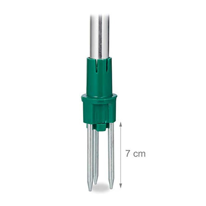 Relaxdays Weed Extractor, Aluminium, Plastic and Stainless Steel, Green, 100 cm