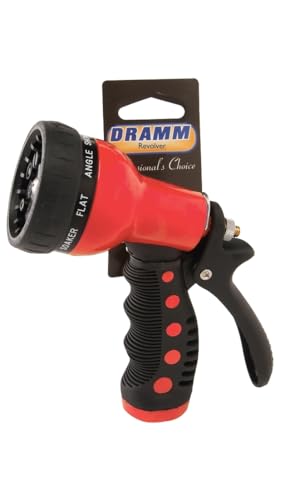Dramm Revolver 9-Pattern Spray Carded Gun, Red