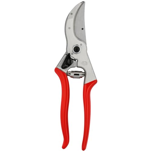 Felco F4 Pruning Shears – 9.25" Swiss-Made Garden Clippers for Pruning | Hand Pruners for Gardening | Garden Tool Cutter with Precision Bypass Blade, Aluminum Body, Replaceable Parts, Nut/Bolt Model - size: F4 Large Basic