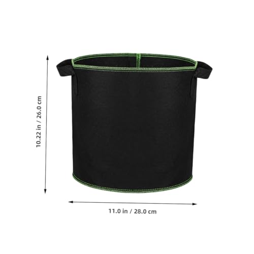 DOITOOL 6pcs Non-Woven Fabric Grow Bags with Handles 4 Gallon Plant Nursery Pots for Indoor and Outdoor Vegetable Seedlings Breeding
