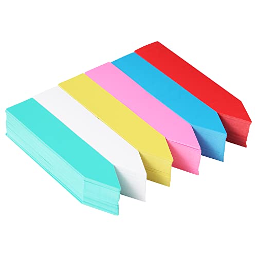 300 Pcs Plastic Plant Nursery Garden Labels 6 Colors 4 Inch Pot Marker Garden Stake Tags Waterproof Plant Markers
