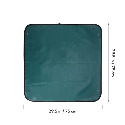 LIOOBO Repotting Mat for Indoor Plants 29.52 X 29.52 X 0.39 in Foldable Plant Mat with Non-Slip Bottom Potting Soil Pad for Transplanting Pruning Watering Gardening Work