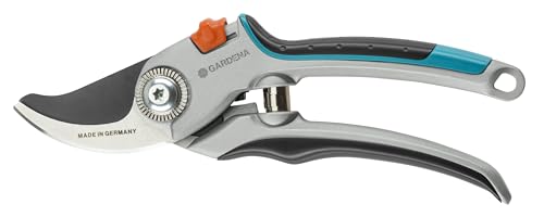 GARDENA (8906) Bypass Garden Pruning Shears, Ergonomic Hand Tools Scissors & Pruners for Heavy Duty Trimming & Cutting of Plants and Twigs, 1" Max Diameter - Made in Germany