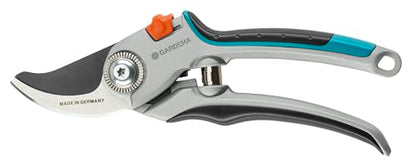 GARDENA (8906) Bypass Garden Pruning Shears, Ergonomic Hand Tools Scissors & Pruners for Heavy Duty Trimming & Cutting of Plants and Twigs, 1" Max Diameter - Made in Germany