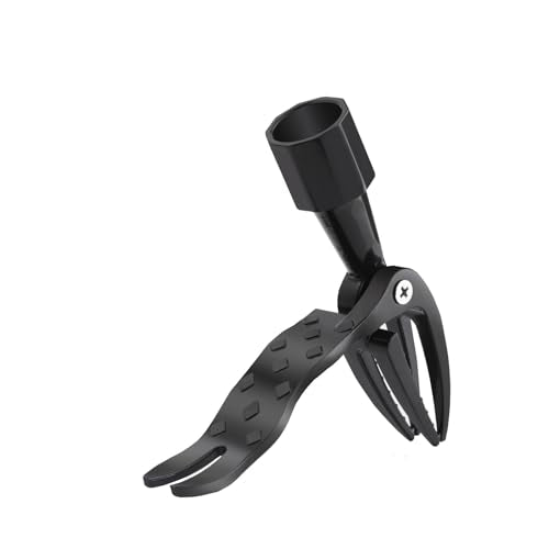 The Stand Up Weed Puller Tool with Long Handle-Made with Adjustable Stainless Steel Handle and 4-Claw Head Design for Lawn.