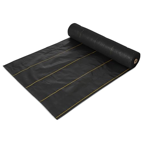 Dewitt Pro-5 Weed Barrier Fabric 5 oz, 4 x 250 Feet – Heavy-Duty - size: 1 Pack, style: 4' x 250'