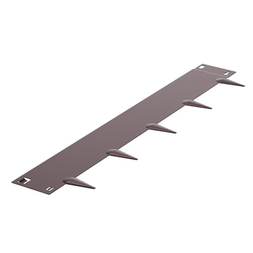 VEVOR Steel Landscape Edging, 5 Packs 39 x 5 in Rust-Resistant Metal Landscape Edging, Bendable Garden Edging Border, Heavy Duty Lawn Edging, Easy-to-Install, Flower Bed Yard Pathway Divider Brown - size: 39" L x 5" H, style: Upgraded version(Brown)