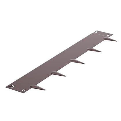 VEVOR Steel Landscape Edging, 5 Packs 39 x 5 in Rust-Resistant Metal Landscape Edging, Bendable Garden Edging Border, Heavy Duty Lawn Edging, Easy-to-Install, Flower Bed Yard Pathway Divider Brown - size: 39" L x 5" H, style: Upgraded version(Brown)
