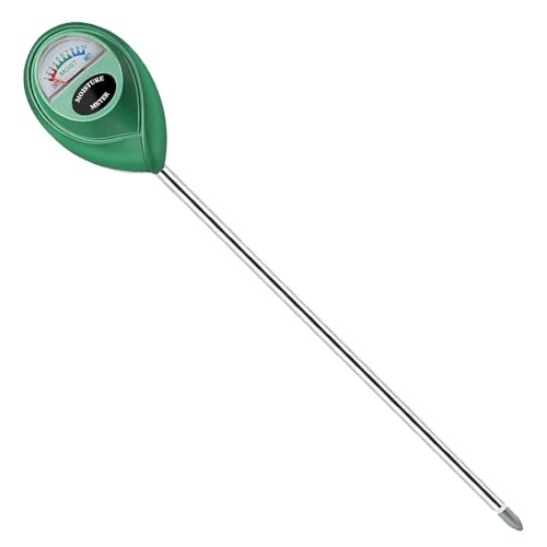 Censinda Soil Moisture Meter, Long Probe Soil Moisture Monitor for House Plants, Soil Hygrometer Moisture Sensor for Indoor & Outdoor, Garden, Farm, Lawn Plant Care, No Battery Needed(Green) - color: Green-Longprobe