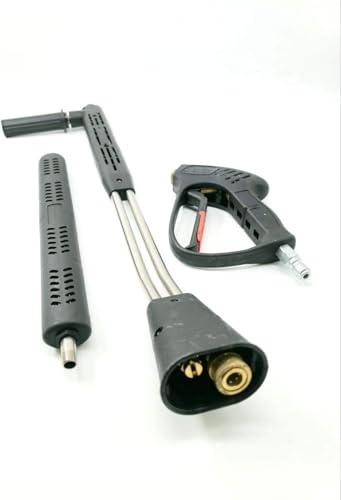 Canpump 40-in Dual Lance Wand w/Bent Tube, Spray Gun Included, 5000 psi - style: Wand+Spray Gun
