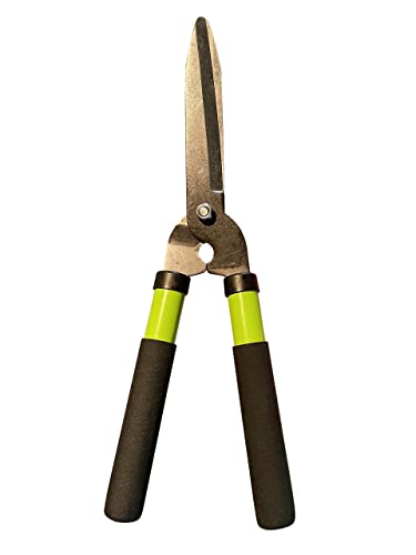 GARDEN GURU Hedge Shears Clippers for Trimming & Shaping Borders, Boxwood, Decorative Shrubs – 15 inch High Carbon Steel Gardening Hedge Clippers & Shears with Comfort Grip Handles - 1 Case (10 Pcs) - size: 10 Pack, style: Hedge Shears