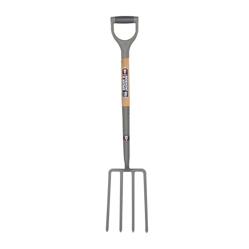 Spear & Jackson Neverbend Carbon Digging Fork – Durable Carbon Steel Garden Fork for Heavy-Duty Digging and Cultivation - style: Digging Fork