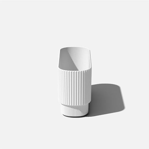 Veradek Demi Series Long Planter - Wide Outdoor Planter - color: White, size: 30 inch - 2 Pack