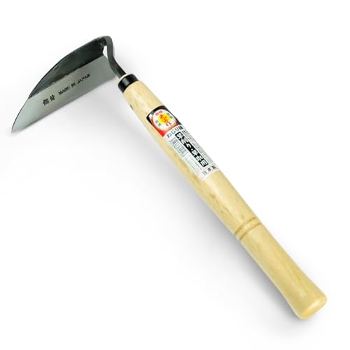 HOUNEN Japanese Weeding Sickle, 4.7-Inch Thick Composite Steel Blade - color: 4.7" Twisted Weeding Sickle