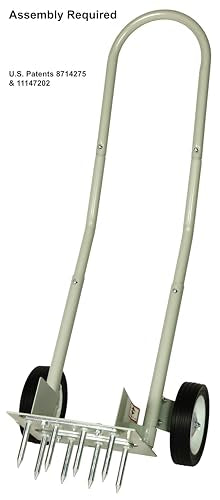Spike Lawn Aerator V4 Kit, 3.75 in Tines, Beige - size: Spike Aerator without Container