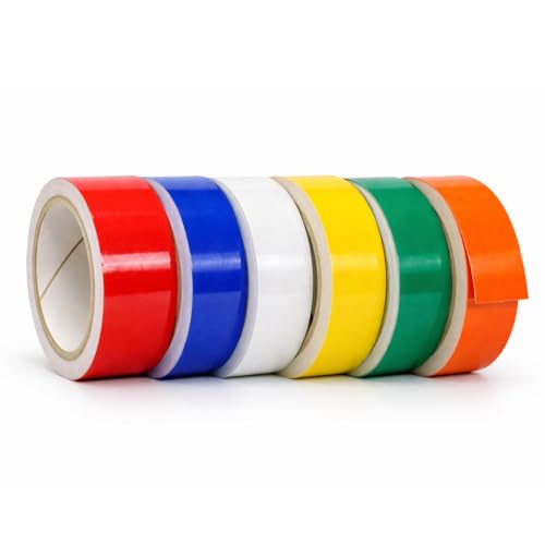 WOD Engineering Grade Retro Reflective Tape Rainbow Pack, 1 inch Wide x 30 ft. Outdoor Waterproof Safety Reflector for Autos, Bikes, Camper, Boat Striping, and Traffic Signage Marking - color: Rainbow, size: 1 Inch