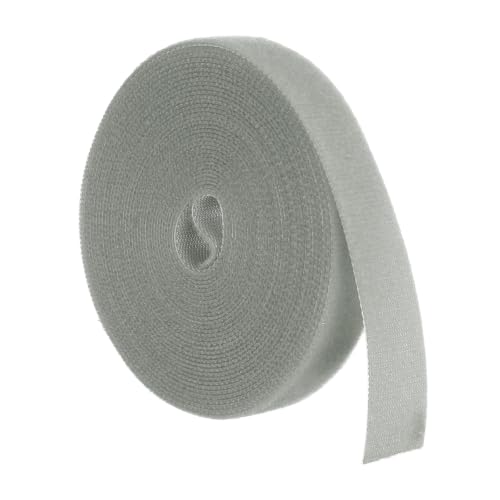 HARFINGTON Garden Plant Tape 16.4ft 19/32" Reusable Ties Strap Gray - color: Gray, size: 16.4ft x 19/32"