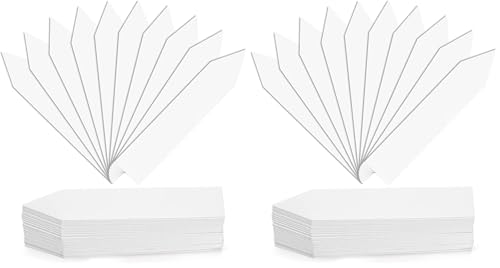 Foraineam 1000 Pcs 4 Inches Plant Labels Plastic Plant Tags Nursery Garden Labels Pot Marker Garden Stake Tags (Pack of 2) - size: 0.8 x 4 inch (Pack of 2)
