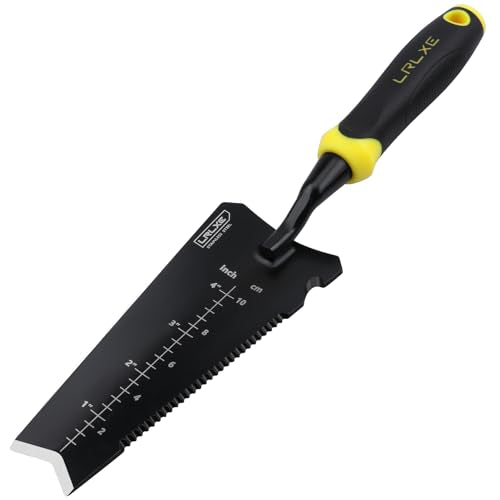 Heavy-Duty Garden Trowel.(Yellow) - color: Black-Yellow