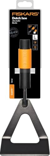 Fiskars QuikFit Dutch Hoe, Tool Head, Width: 12.5 cm, Boron Steel Head - style: Dutch Hoe