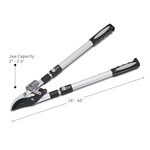 Kings County Tools Tree Trimmer Loppers with 26" - 40" Long Handles - style: 40" Extendable Bypass Lopper