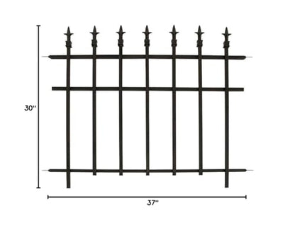 30"X37" Metal Fence - style: Fence Section
